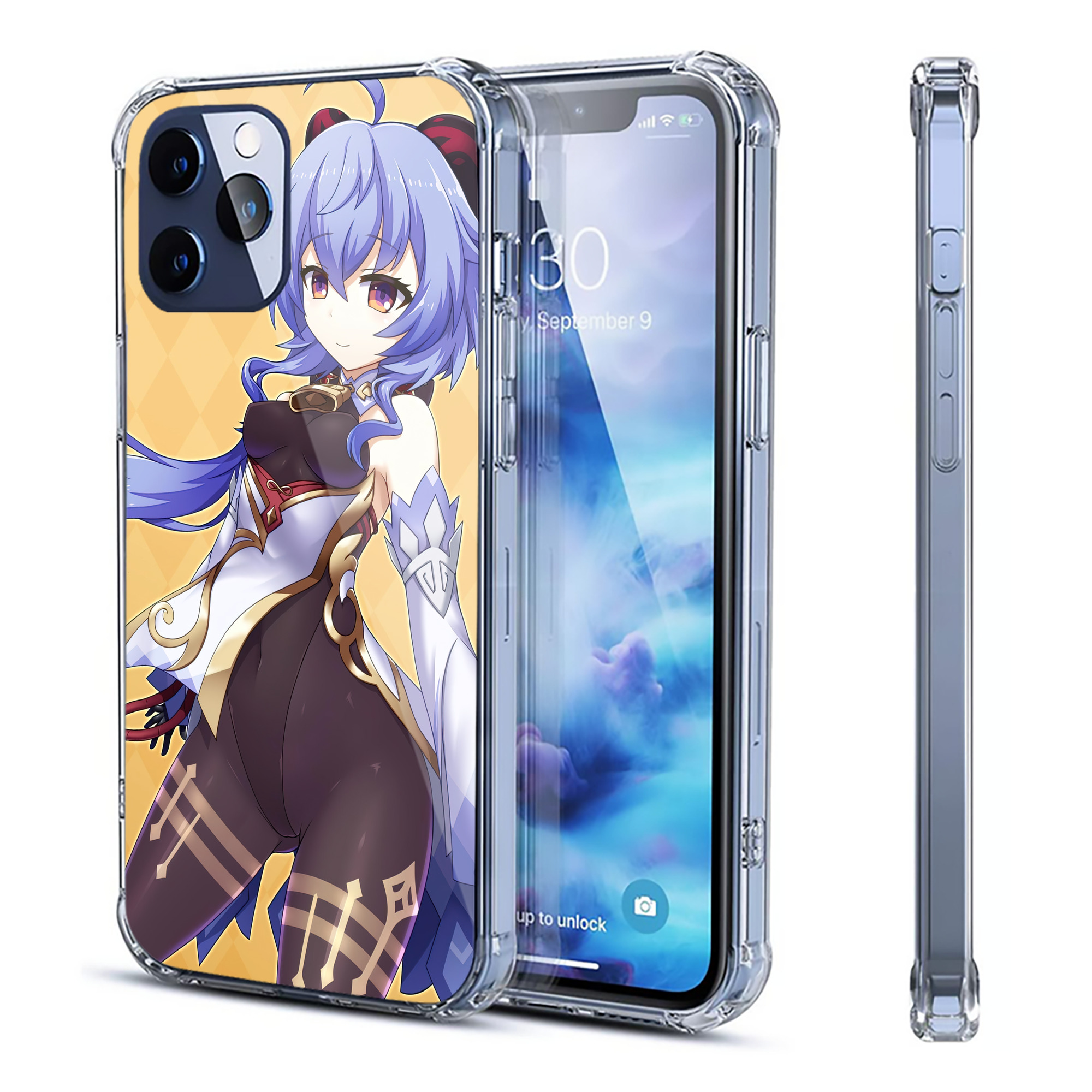 げんし神 genshin 【iPhone 12シリーズ対応】透明スマホケース（クリアソフトケース）
